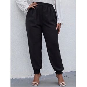 NWOT Black High Waisted Carrot Pants